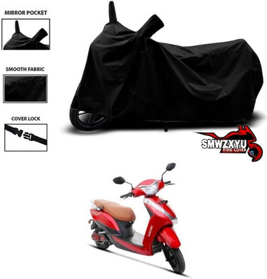 SK AUTO Waterproof Two Wheeler Cover for Hero(Electra, Black)
