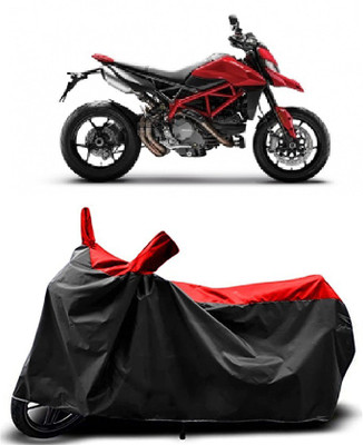 MMSSTAR Waterproof Two Wheeler Cover for Ducati(Hypermotard, Red)