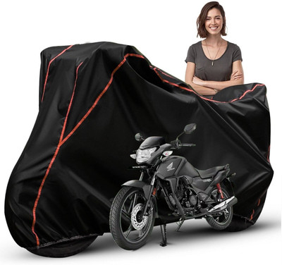 Car Styling Waterproof Two Wheeler Cover for Honda(CB Hornet 160, Black, Red, Multicolor)