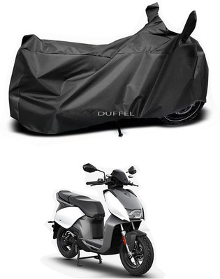 Duffel Two Wheeler Cover for Hero(Electric, Black)