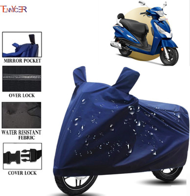 TENNYCER Waterproof Two Wheeler Cover for Hero(Destini 125, Blue)
