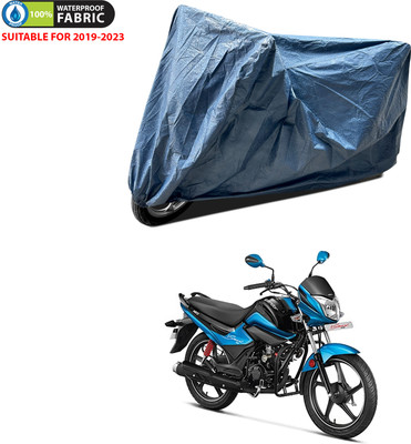 PAGORA Waterproof Two Wheeler Cover for Hero(Splendor I Smart, Blue)