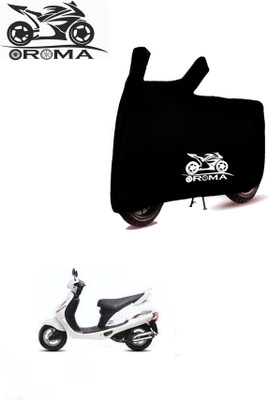 THE REAL ARV Waterproof Two Wheeler Cover for Mahindra(Duro, Black)