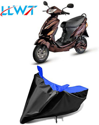 KPIND Waterproof Two Wheeler Cover for Hero(Electric Photon, Black, Blue)