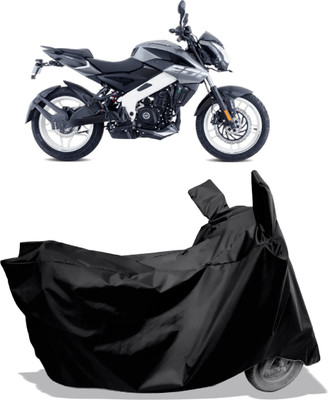 Amexride Two Wheeler Cover for Bajaj(Pulsar 200NS FI BS6, Black)