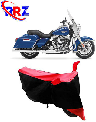 RRZ Waterproof Two Wheeler Cover for Harley Davidson(Road King, Black, Red)
