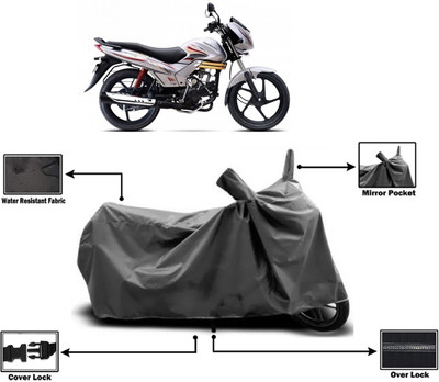 Amexride Two Wheeler Cover for Mahindra(Centuro XT, Grey)