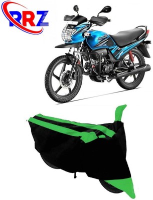 RRZ Waterproof Two Wheeler Cover for Hero(Passion Pro TR, Black, Green)