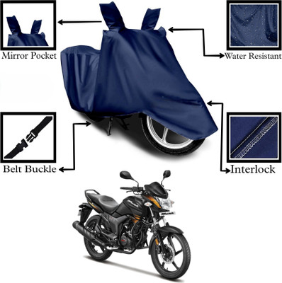 DeepShakshi AUTOMOTIVE Two Wheeler Cover for Hero(Hunk, Blue)