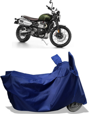 Amexride Two Wheeler Cover for Triumph(Scrambler 1200 BS6, Blue)
