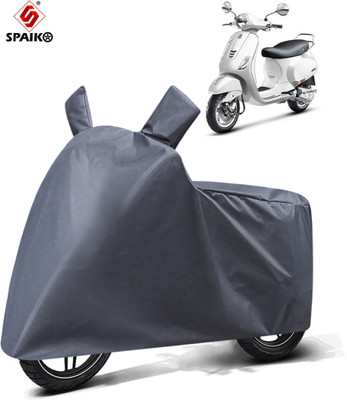 Spaiko Two Wheeler Cover for Vespa(Vespa VXL 150, Grey)