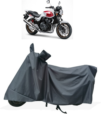 Tricway Two Wheeler Cover for Honda(CB 400, Grey)