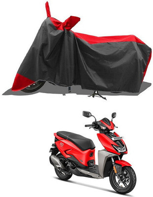 PAGORA Waterproof Two Wheeler Cover for Hero(Red, Black)