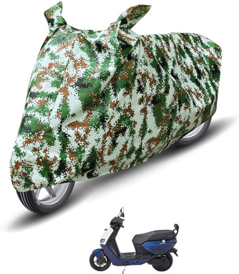 MOCKHE Waterproof Two Wheeler Cover for Ather(Green)