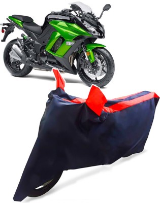 AUTO PEARL Two Wheeler Cover for Kawasaki(Ninja 1000, Red, Blue)