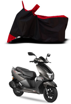 VESMEI Two Wheeler Cover for TVS(Ntorq 125, Red)