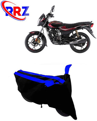 Mdstar Waterproof Two Wheeler Cover for Bajaj(Platina 110 H-Gear, Black, Blue)