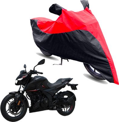 Motodreka Two Wheeler Cover for Bajaj(Pulsar N160, Red, Black)