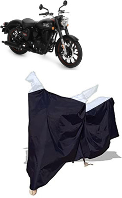 Amexride Two Wheeler Cover for Royal Enfield(Classic Stealth Black, Multicolor)