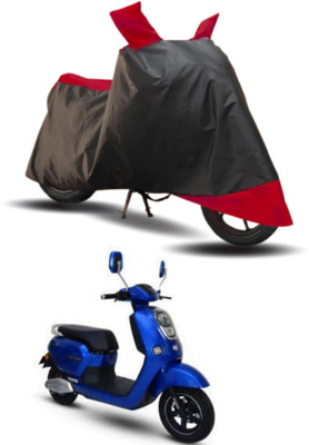 KEDIT Two Wheeler Cover for Okinawa(Lite, Red, Black)