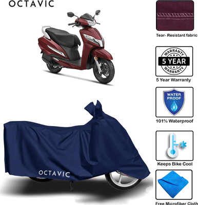 DeepShakshi AUTOMOTIVE Waterproof Two Wheeler Cover for Honda(Activa 6G, Blue)