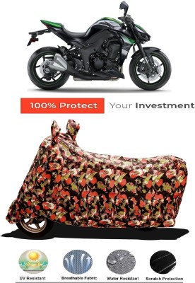 Amexride Two Wheeler Cover for Kawasaki(Z1000 BS6, Multicolor)