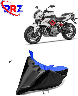 RRZ Waterproof Two Wheeler Cover for Benelli(TNT 600i, Black, Blue)
