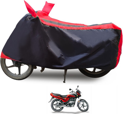 Euro Care Waterproof Two Wheeler Cover for Hero(Passion Plus, Red)