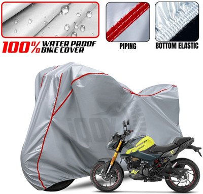 xodi Waterproof Two Wheeler Cover for Hero(Xtreme 160 R, Silver, Red)