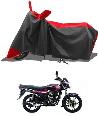 KEDIT Two Wheeler Cover for Bajaj(Platina 110 H-Gear, Red)