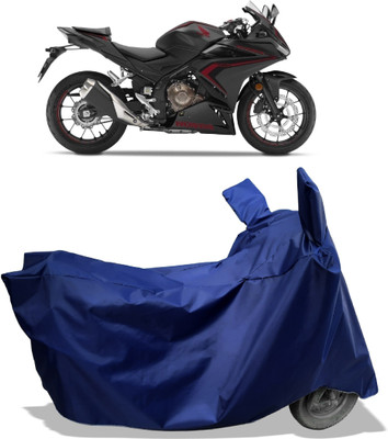 Amexride Two Wheeler Cover for Honda(CBR500R BS6, Blue)