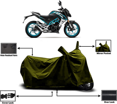 Amexride Two Wheeler Cover for CFMoto(150NK, Green)