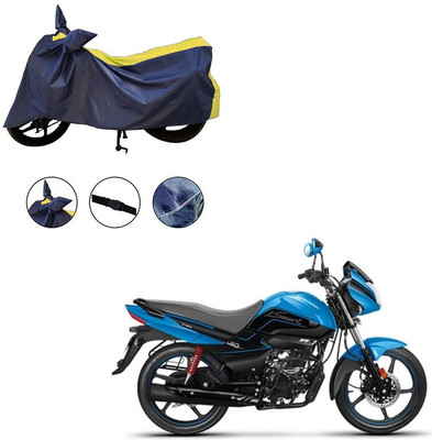 Furnish Flow Two Wheeler Cover for Hero(Splendor I Smart, Yellow)