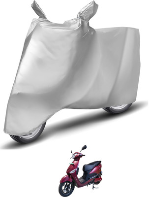 Caronix Waterproof Two Wheeler Cover for Hero(Electric Optima, Silver)