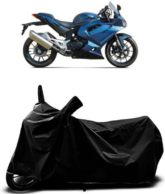 VESMEI Two Wheeler Cover for Hyosung(GTS 300 BS6, Black)