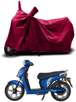 KEDIT Two Wheeler Cover for Bgauss(Maroon)