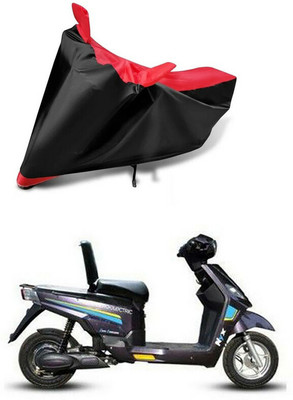 AutoGalaxy Waterproof Two Wheeler Cover for Hero(Electric NYX, Red, Black)