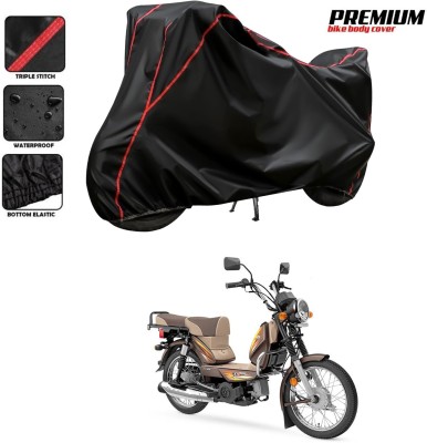 DeepShakshi AUTOMOTIVE Two Wheeler Cover for TVS(XL 100 Heavy Duty, Black, Red)