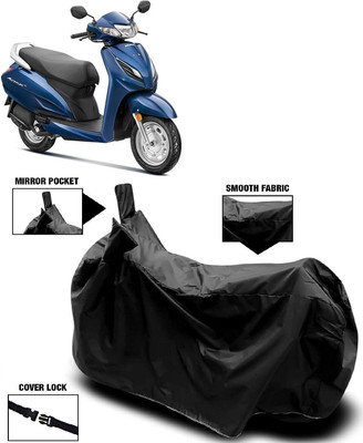 DeepShakshi AUTOMOTIVE Waterproof Two Wheeler Cover for Honda(Activa 6G, Black)