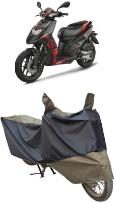 ETIOTIC Waterproof Two Wheeler Cover for Aprilia(SR 125, Black, Green)