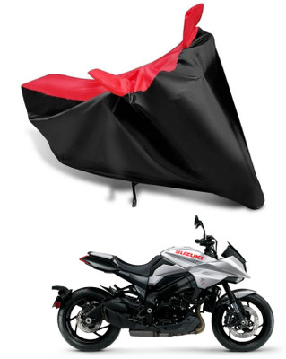 KEDIT Two Wheeler Cover for Suzuki(Katana, Red, Black)