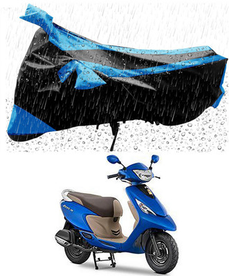 Furious3D Two Wheeler Cover for TVS(Zest 110, Blue, Black)