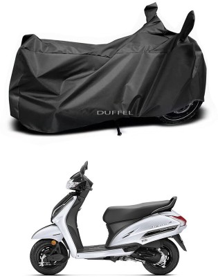 Duffel Two Wheeler Cover for Honda(Activa i, Black)