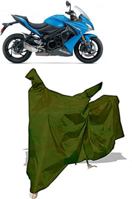 Amexride Two Wheeler Cover for Suzuki(GSX S1000F, Maroon)
