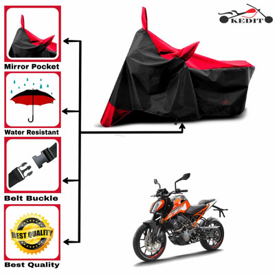 AASHTIK MART Two Wheeler Cover for KTM(790 Duke, Red, Black)
