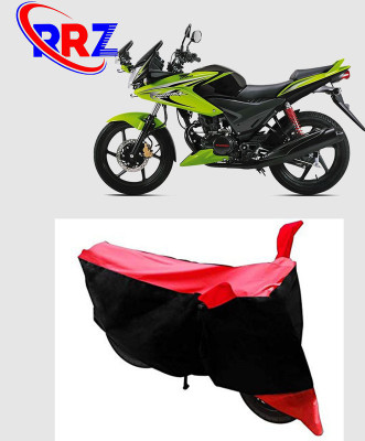 RRZ Waterproof Two Wheeler Cover for Honda(CBF Stunner, Black, Red)