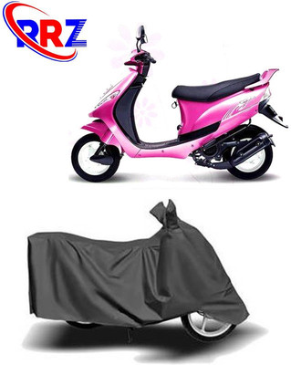 RRZ Waterproof Two Wheeler Cover for Mahindra(Kine, Grey)
