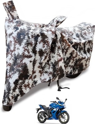 Auto Hub Waterproof Two Wheeler Cover for Suzuki(Gixxer SF, Multicolor)