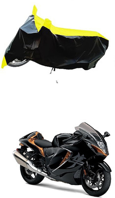 VESMEI Two Wheeler Cover for Suzuki(GSX R1300 Hayabusa, Yellow)