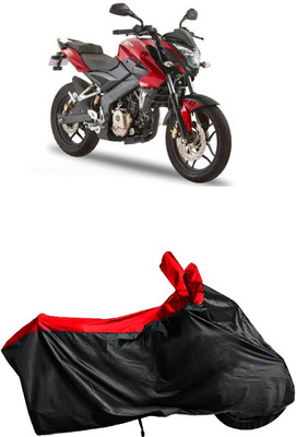 Autofly Waterproof Two Wheeler Cover for Bajaj(Pulsar 180NS, Red, Black)